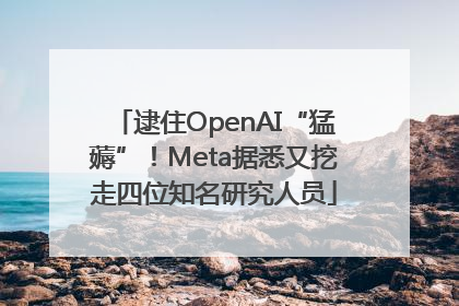 逮住OpenAI“猛薅”！Meta据悉又挖走四位知名研究人员