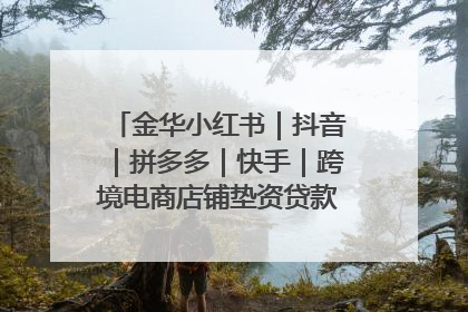 金华小红书｜抖音｜拼多多｜快手｜跨境电商店铺垫资贷款企业-漫商易
