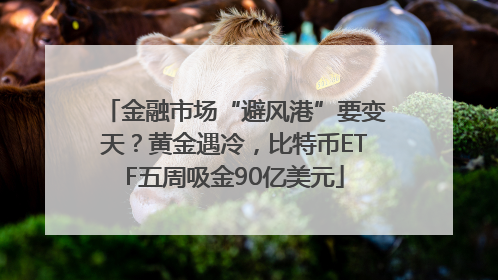 金融市场“避风港”要变天？黄金遇冷，比特币ETF五周吸金90亿美元