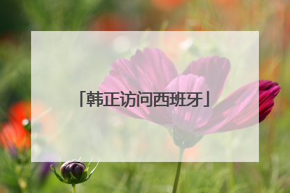 韩正访问西班牙