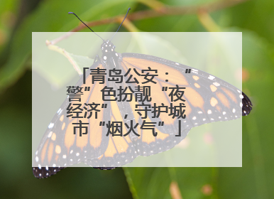 青岛公安：“警”色扮靓“夜经济”，守护城市“烟火气”