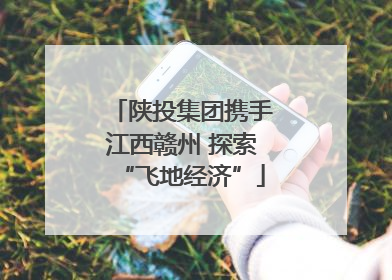 陕投集团携手江西赣州 探索“飞地经济”