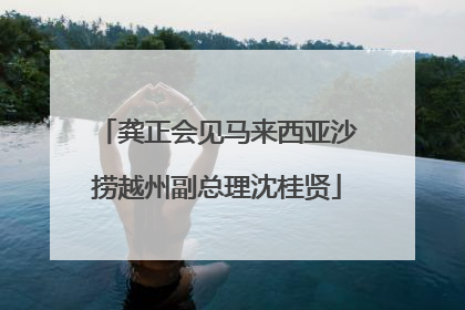 龚正会见马来西亚沙捞越州副总理沈桂贤
