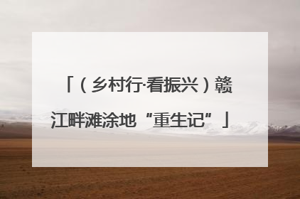 （乡村行·看振兴）赣江畔滩涂地“重生记”