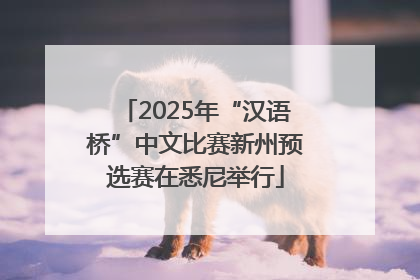 2025年“汉语桥”中文比赛新州预选赛在悉尼举行