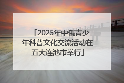 2025年中俄青少年科普文化交流活动在五大连池市举行