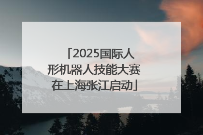 2025国际人形机器人技能大赛在上海张江启动