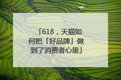 618，天猫如何把「好品牌」做到了消费者心里