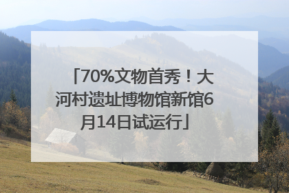70%文物首秀！大河村遗址博物馆新馆6月14日试运行
