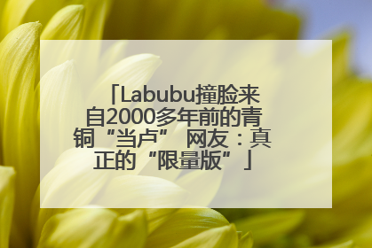 Labubu撞脸来自2000多年前的青铜“当卢” 网友：真正的“限量版”