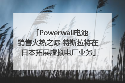 Powerwall电池销售火热之际 特斯拉将在日本拓展虚拟电厂业务